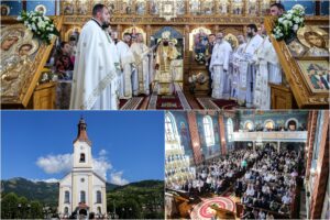 Liturghie arhierească și binecuvântarea lucrărilor efectuate la casa parohială din Maieru